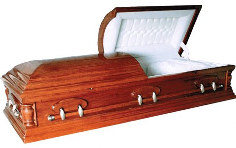 open casket